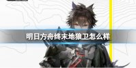 《明日方舟终末地》狼卫怎么样 狼卫角色介绍